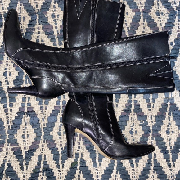 Vintage ANNE KLEIN genuine leather calf boots - Picture 7 of 7